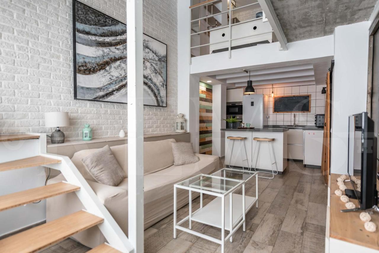 Bright Duplex Loft Next To The City Center By Rems 马拉加 外观 照片
